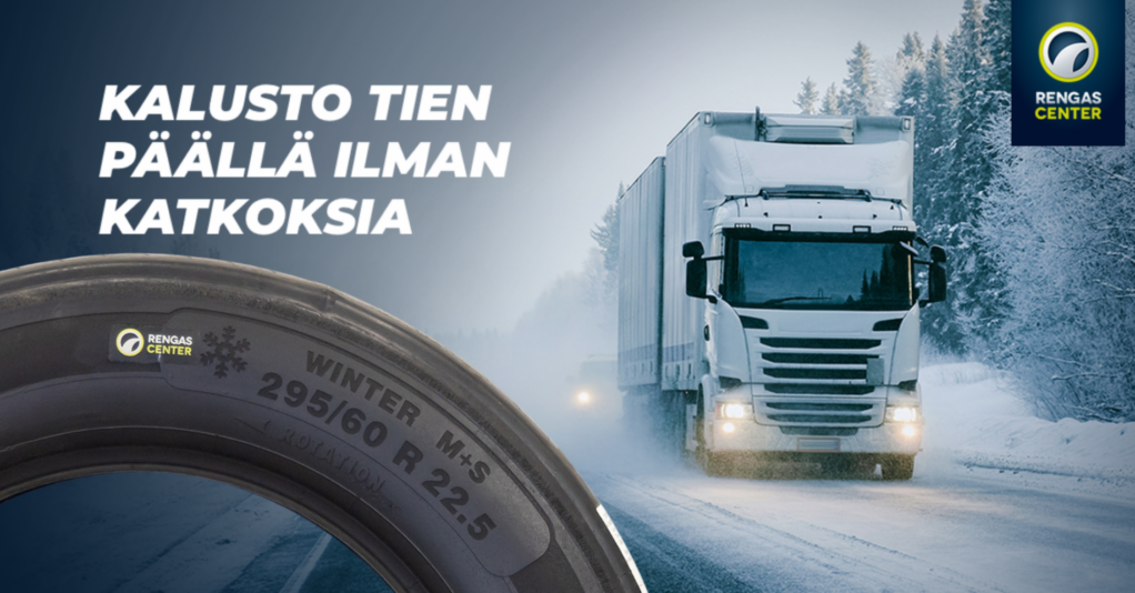 Renkaat kuljetuskaluston talviajoon hankitaan nyt